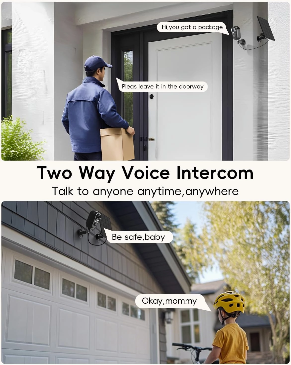 ZUMIMALL Solar Security Cameras Wireless Outdoor, 2K Outdoor Camera Wireless Solar Powered, 2.4G WiFi Battery Camera, 3MP Color Night Vision, Magnetic Mount,Siren,PIR/AI Analyse, IP66, Cloud, Alexa